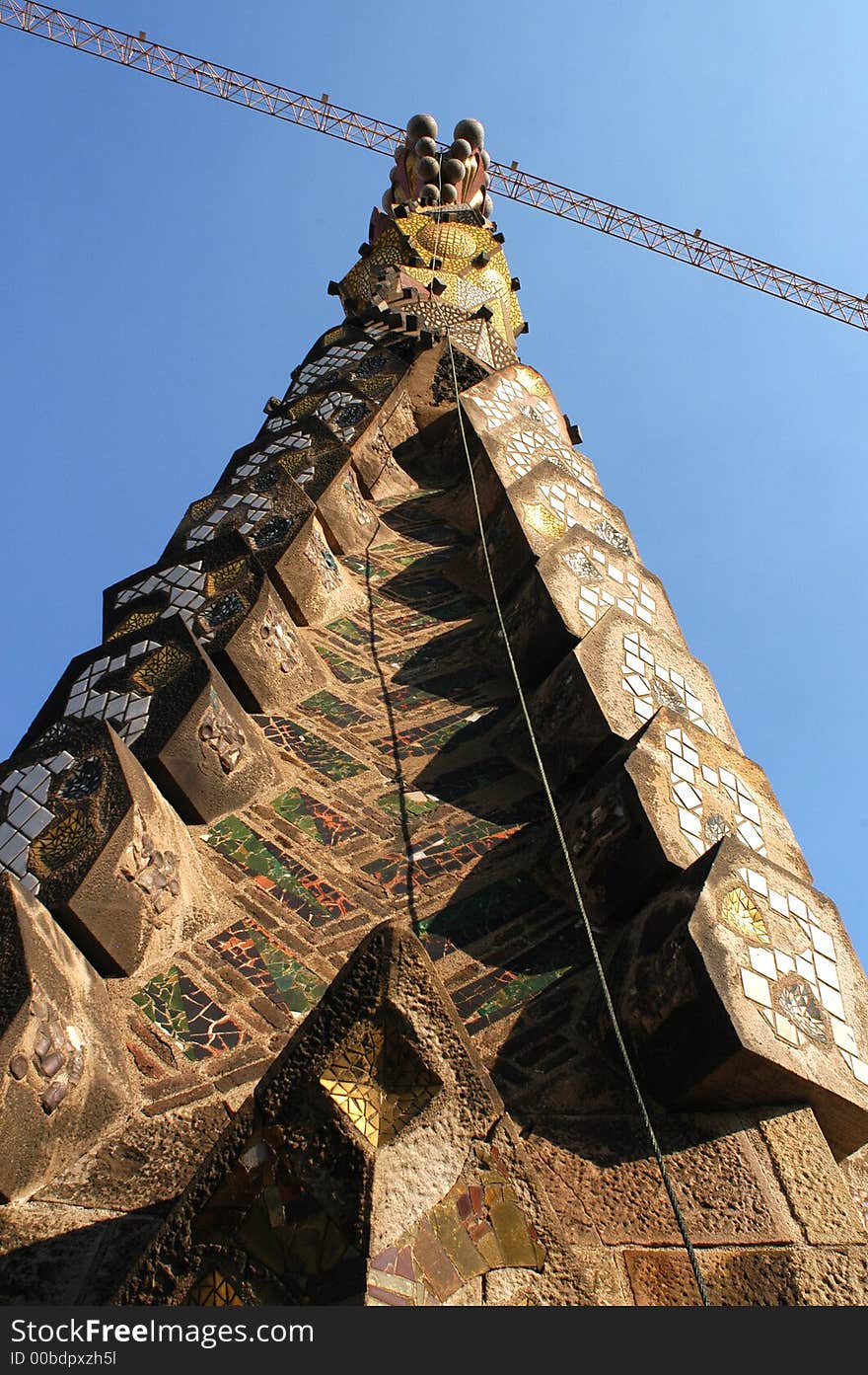 The detail of Sagrada Familia church in Barcelona. The detail of Sagrada Familia church in Barcelona