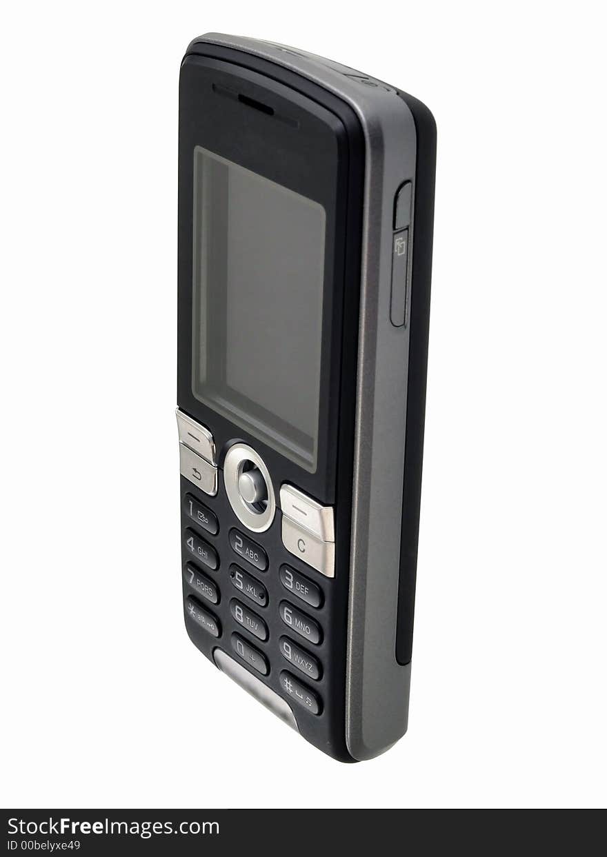 Front view of a mobile phone