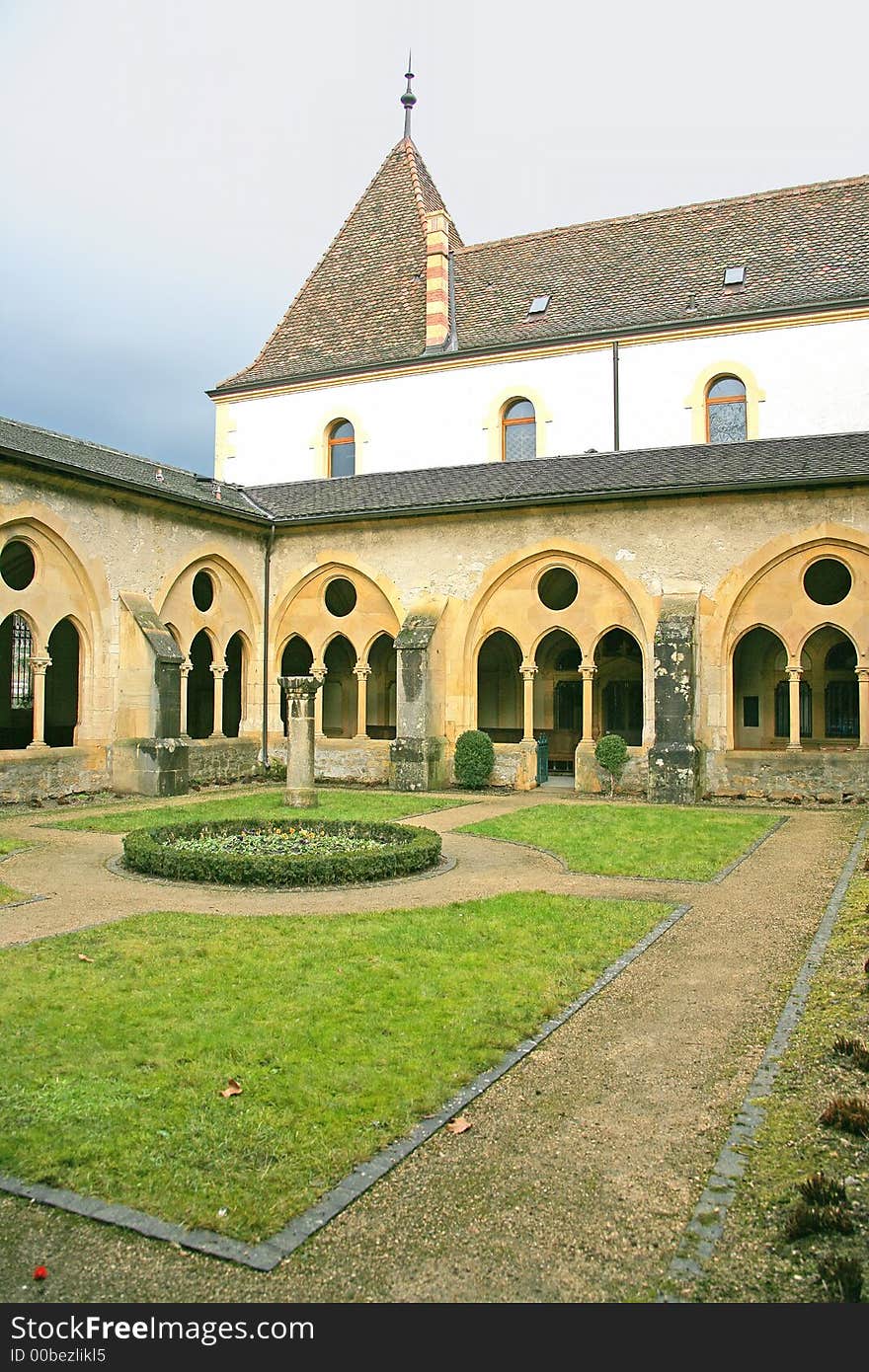 Catholic Church in Neuchatel. Switzerland. Catholic Church in Neuchatel. Switzerland