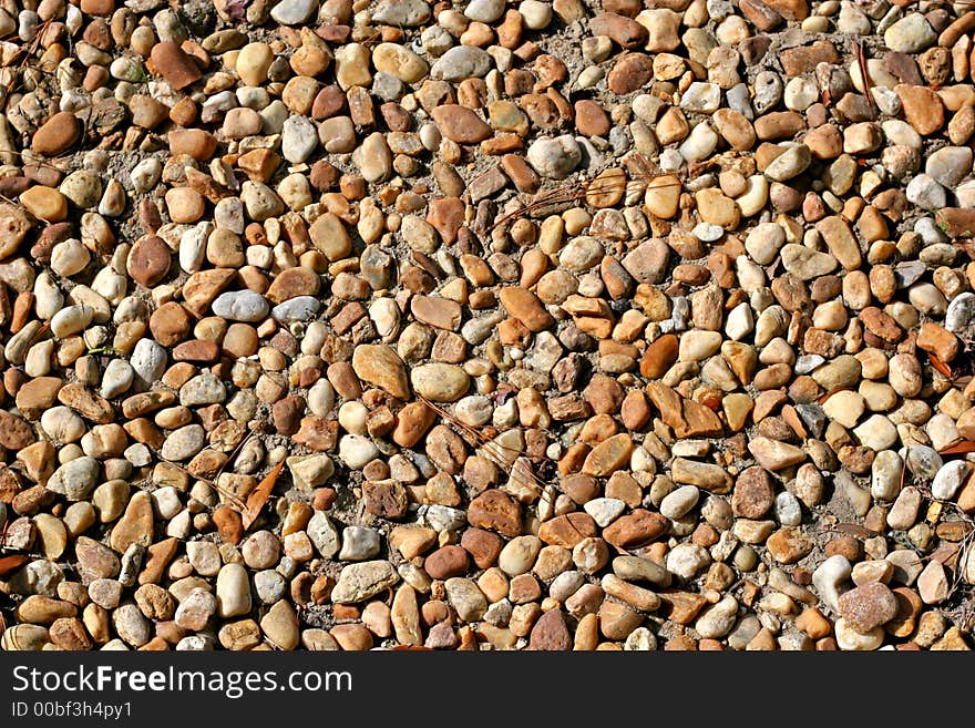 Colorful stones useful for a background or pattern