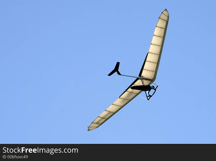 Paraglider And Blue Sky