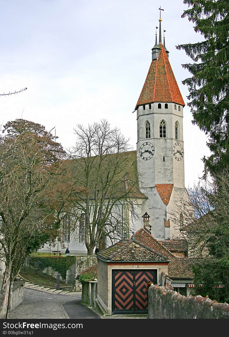 Catholic Church in Thun. Switzerland. Catholic Church in Thun. Switzerland