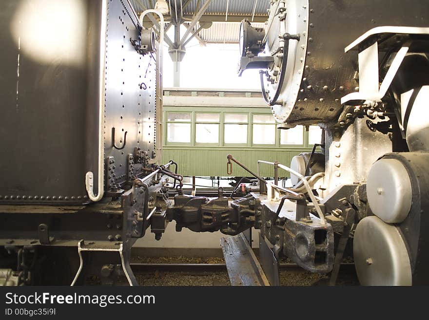 Clamp of an old Steam locomotive. Clamp of an old Steam locomotive