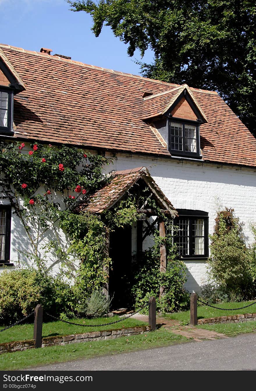 Quaint Cottage in an English Rural Village. Quaint Cottage in an English Rural Village