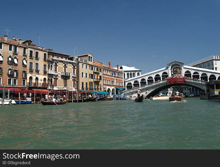 Water way in venice