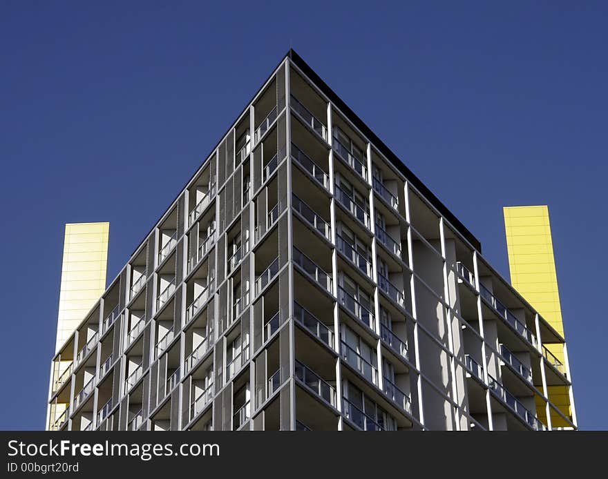 Rooftop Of A Modern Urban Apartment Building In Sydney, Australia. Rooftop Of A Modern Urban Apartment Building In Sydney, Australia