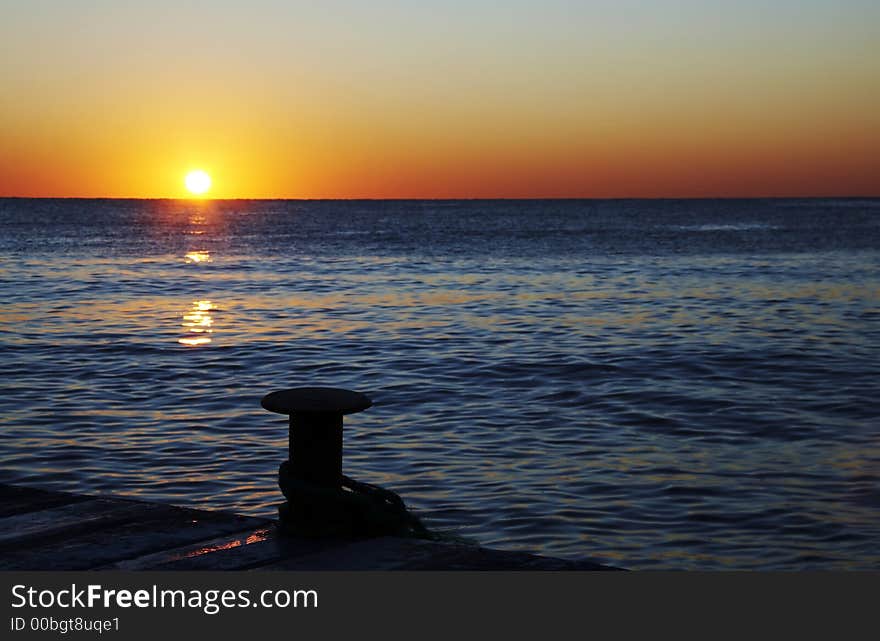 Sunrise on the coast