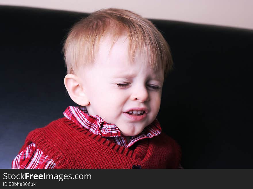 Toddler Squinting