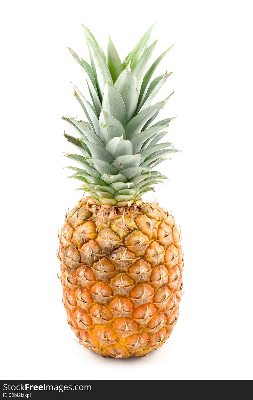 Pineapple on white background (isolated)