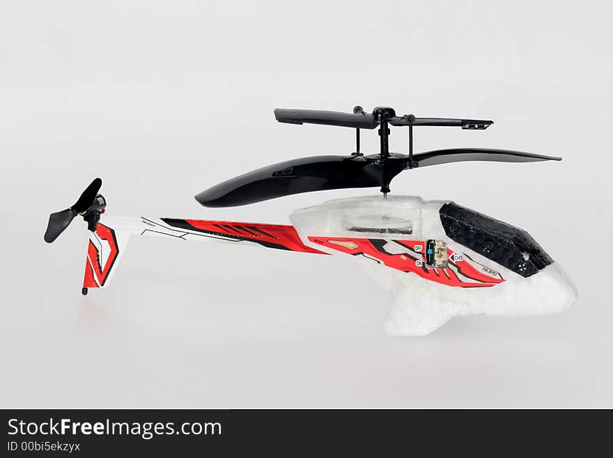 Very small R/C toy helicopter