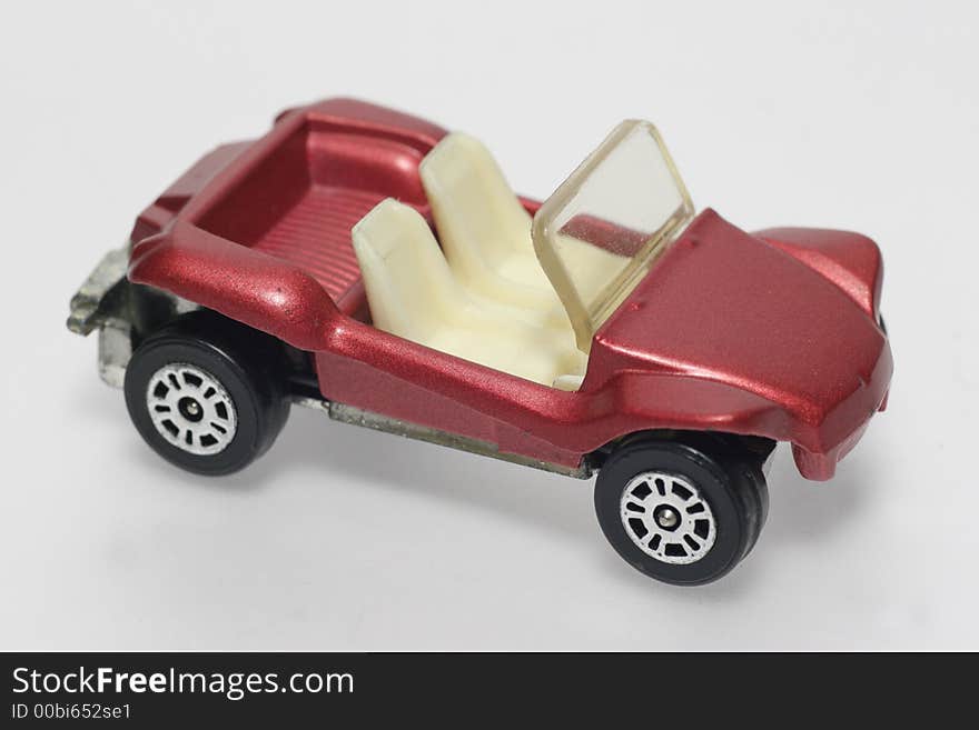 Metalic Red Beach Buggy Toy Car