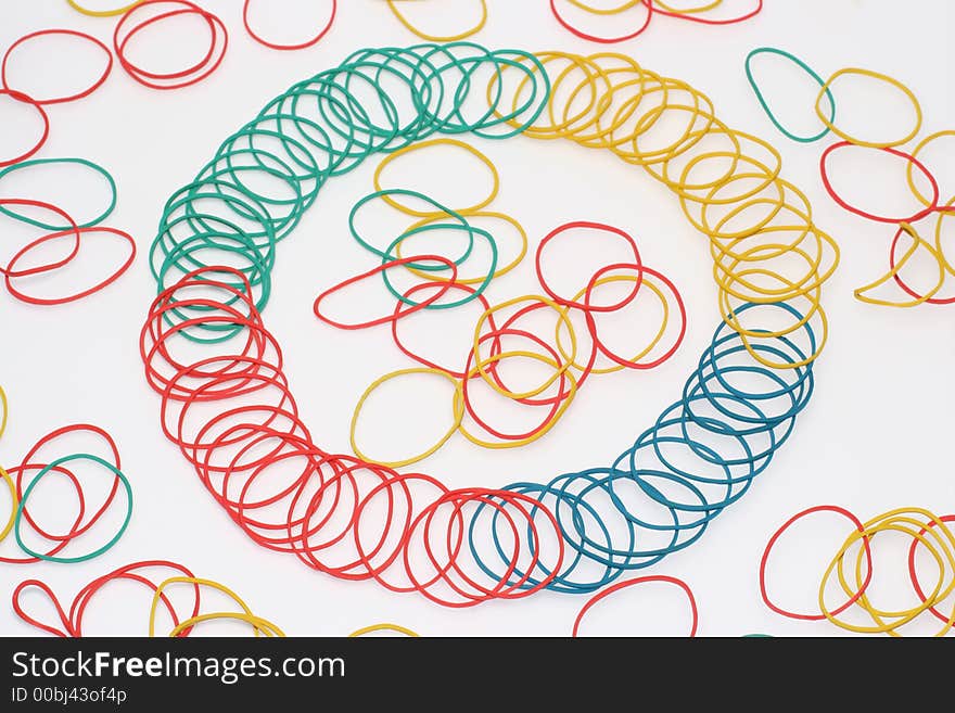 Colour rubber rings 4