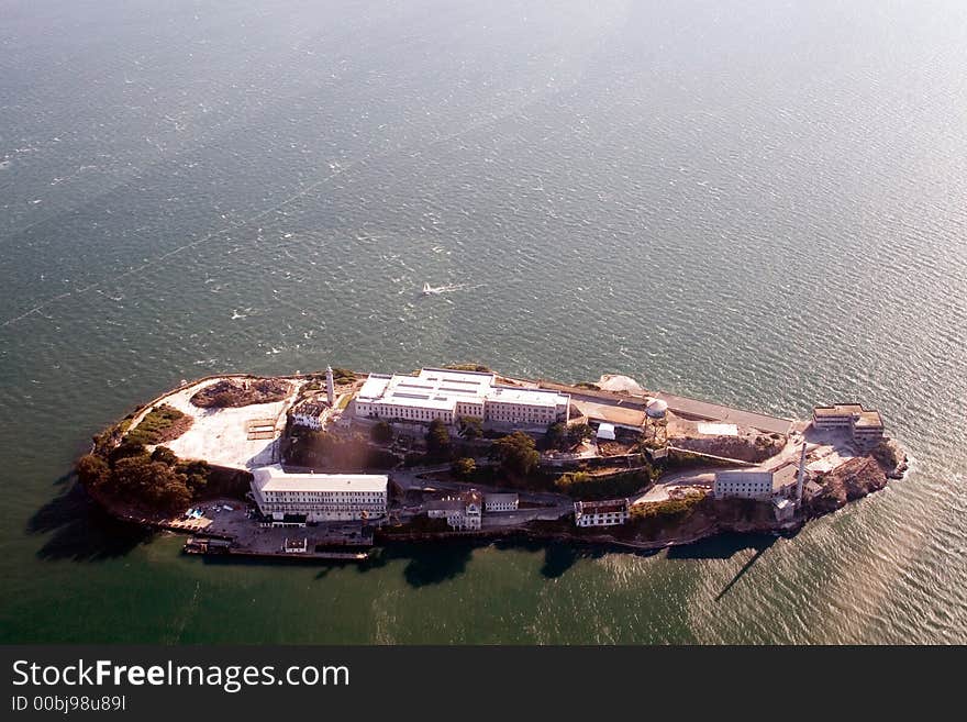 Aerial View Of Alcatraz