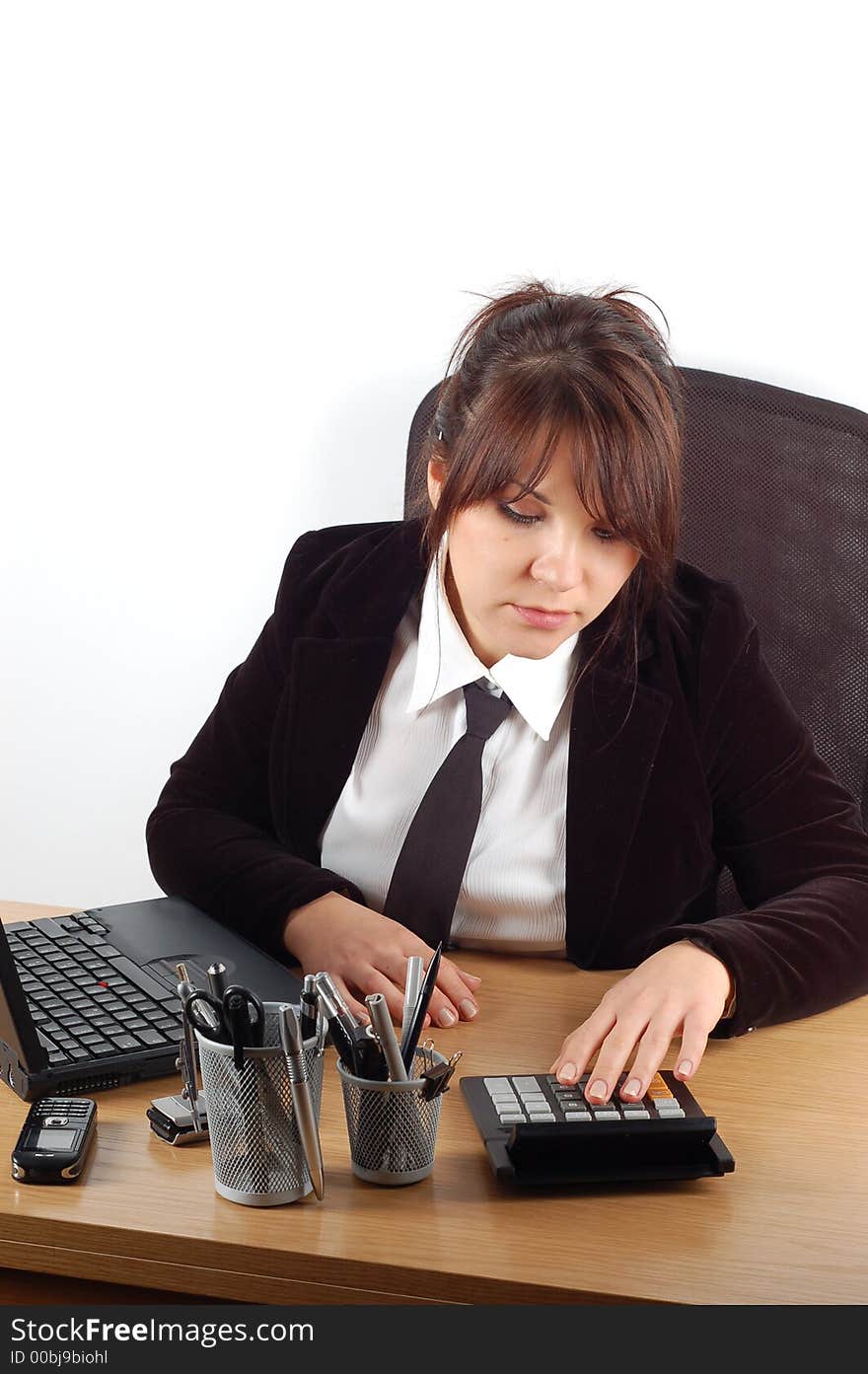 Businesswoman at desk 15