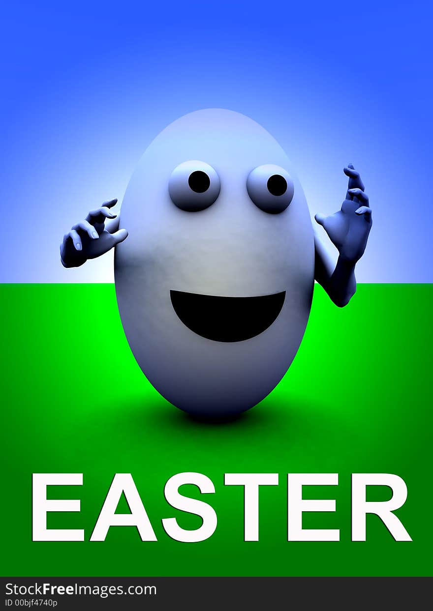 A simple toon based image of a egg man this image is suitable for images relating to Easter and food. A simple toon based image of a egg man this image is suitable for images relating to Easter and food.