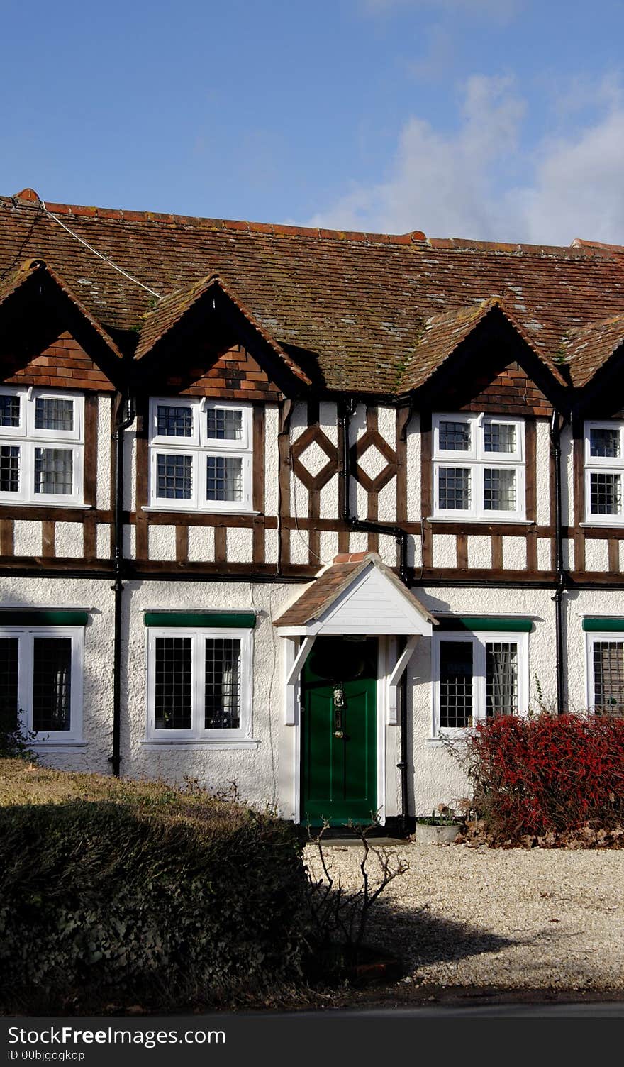 Quaint Timber Framed Village Cottage in England. Quaint Timber Framed Village Cottage in England