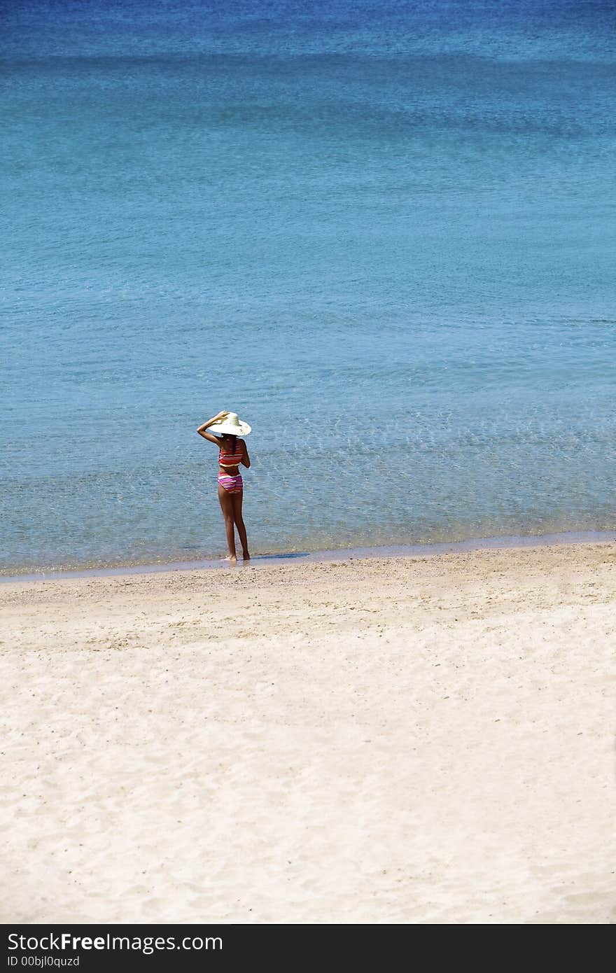 Child on the beach