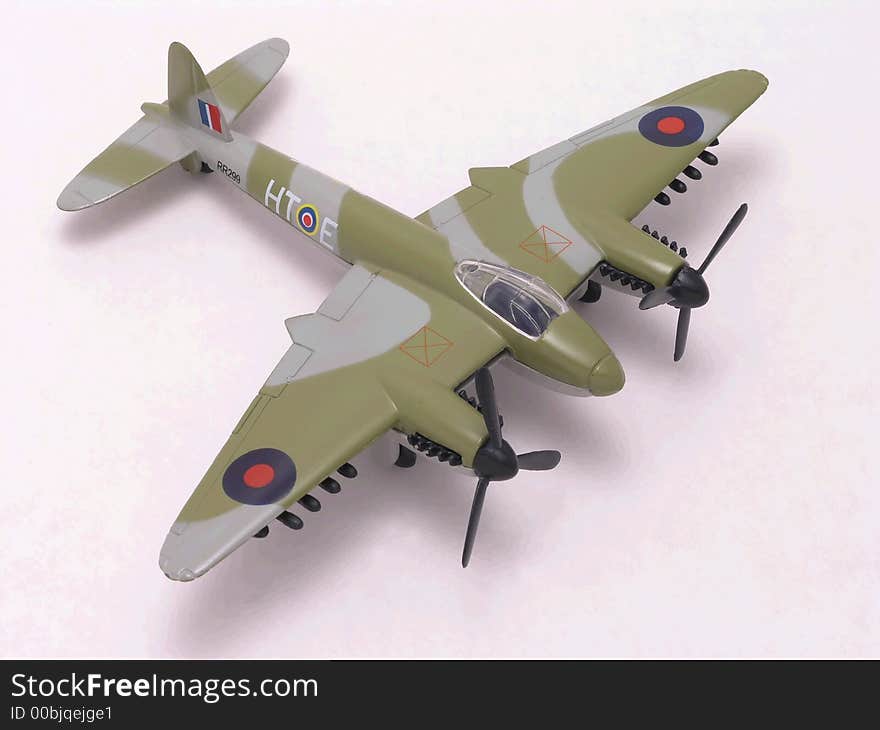 British Mosquito WWII Bomber airplane. British Mosquito WWII Bomber airplane