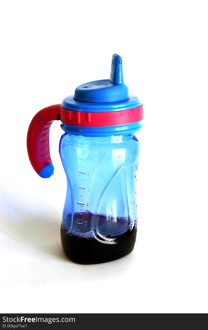 A Sippy Cup isolated against a white background