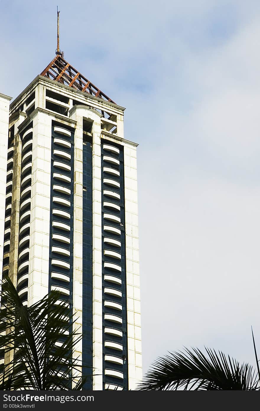 Building in one of Metro Manila's business and commercial districts. Building in one of Metro Manila's business and commercial districts