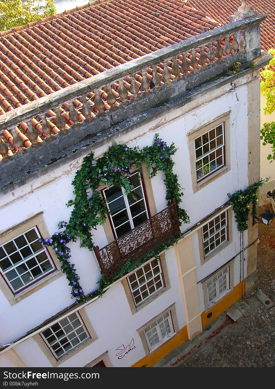 Perspective of old arquitecture, portugal. Perspective of old arquitecture, portugal