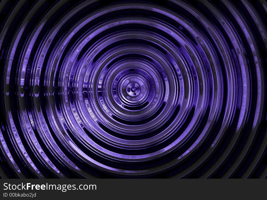 Abstract hypnotic blue background