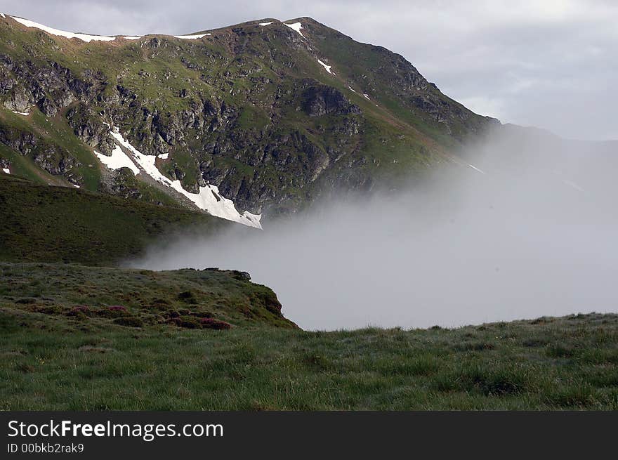 In the Rodna mountains in Romania. In the Rodna mountains in Romania