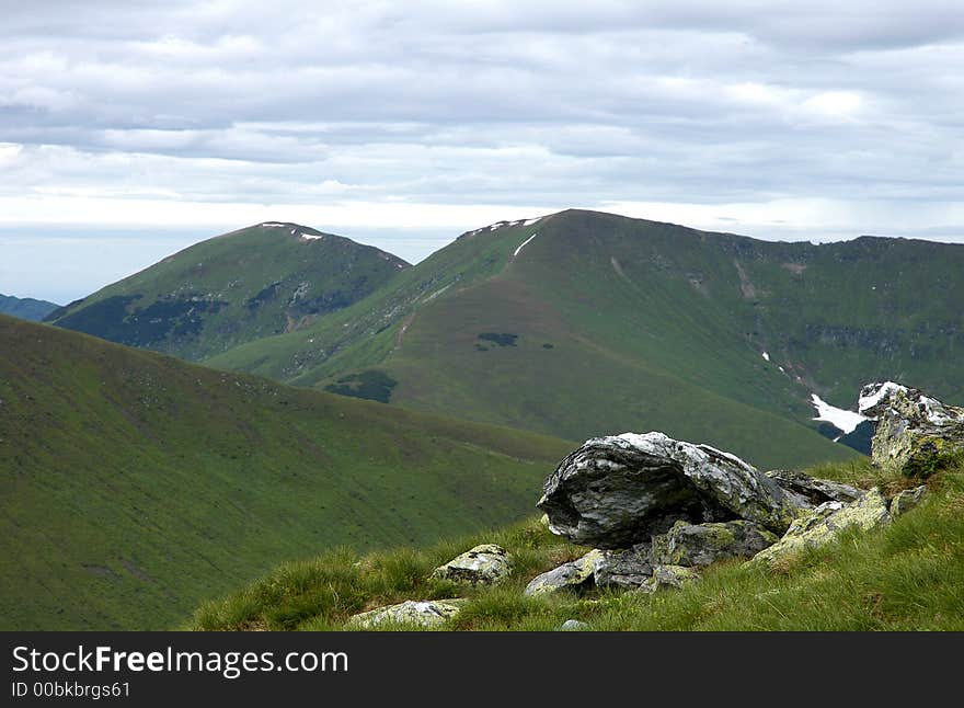 In the Rodna mountains in Romania. In the Rodna mountains in Romania