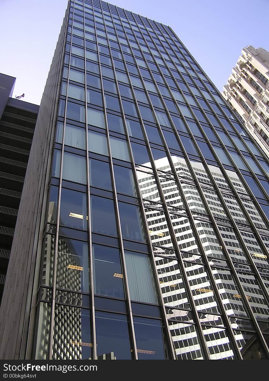 Skyscrapers in San Fracisco financial district