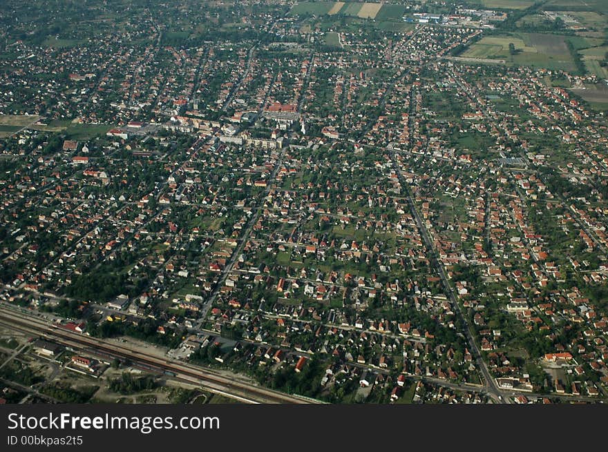 Beautiful view from a plane. Beautiful view from a plane