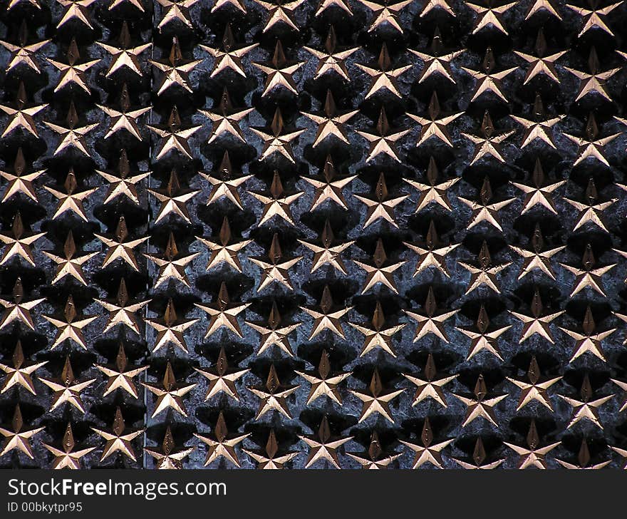 Stars On The Wall Of The World War II Memorial In Washington, D.C.