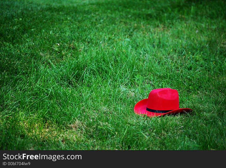 Red Cowboy Hat