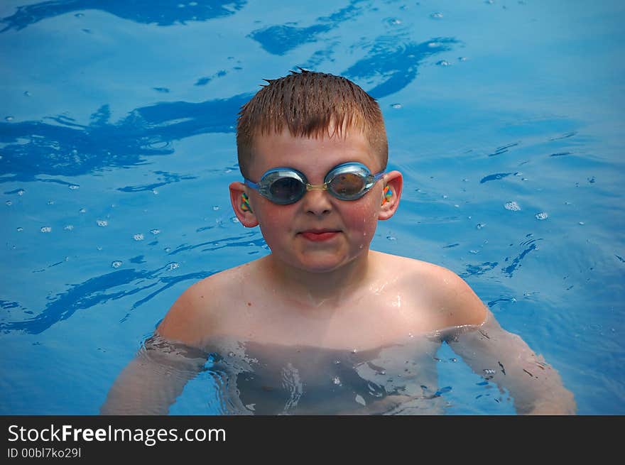 Swimming Boy