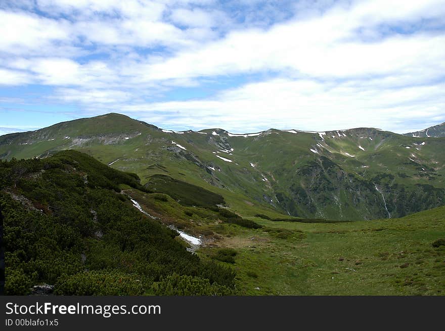 In the Rodna mountains in Romania. In the Rodna mountains in Romania