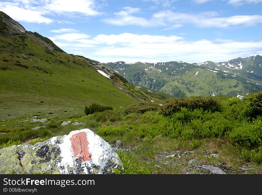 In the Rodna mountains in Romania. In the Rodna mountains in Romania