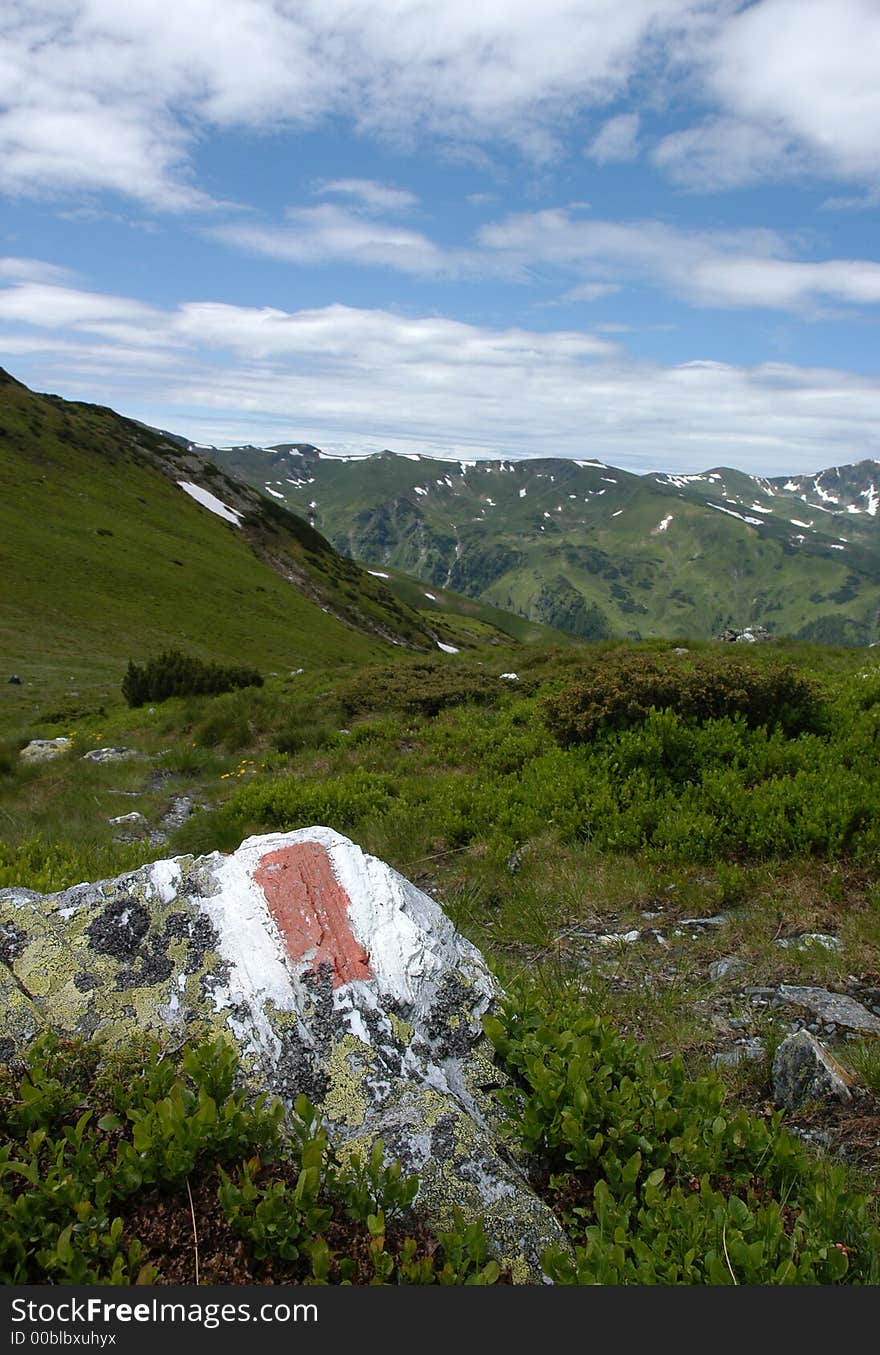 In the Rodna mountains in Romania. In the Rodna mountains in Romania