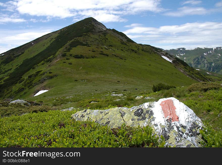 In the Rodna mountains in Romania. In the Rodna mountains in Romania