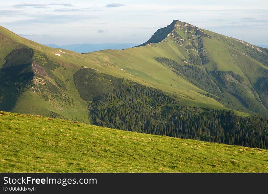 In the Rodna mountains in Romania. In the Rodna mountains in Romania