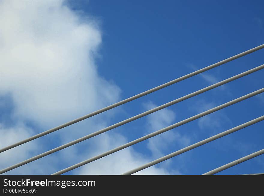 Modern bridge detail