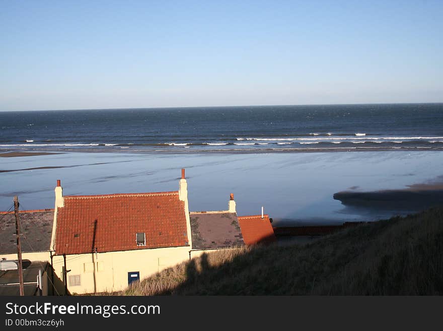 Saltburn Coastline North Sea