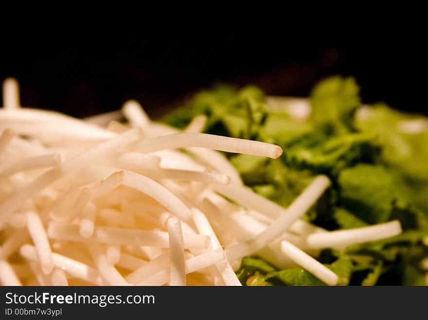 Side dish for Sharksfin Soup in Bangkok, Thailand. Side dish for Sharksfin Soup in Bangkok, Thailand