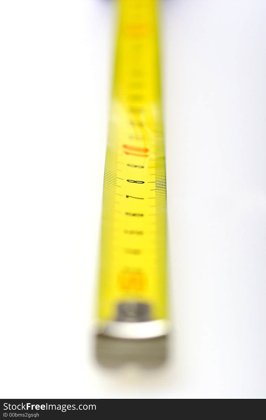 Picture of a meter close up on white background. Picture of a meter close up on white background.