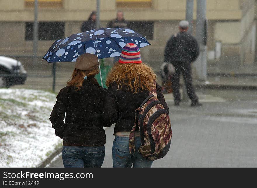 First Snow In Central Europe In 2007