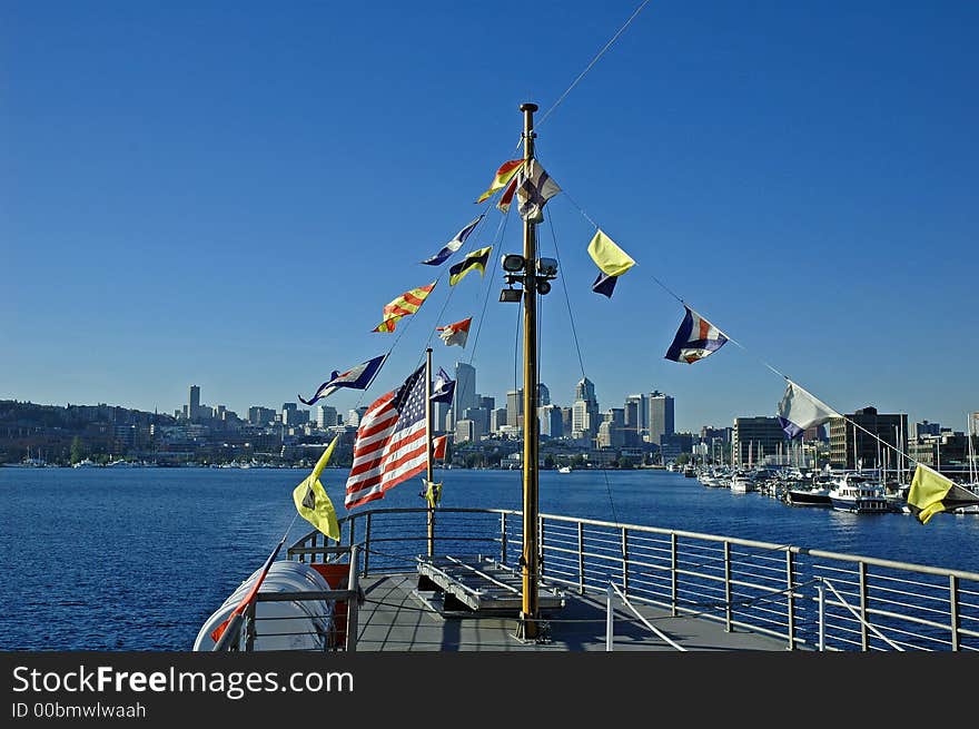 Downtown Seattle from South Lake Union. Downtown Seattle from South Lake Union