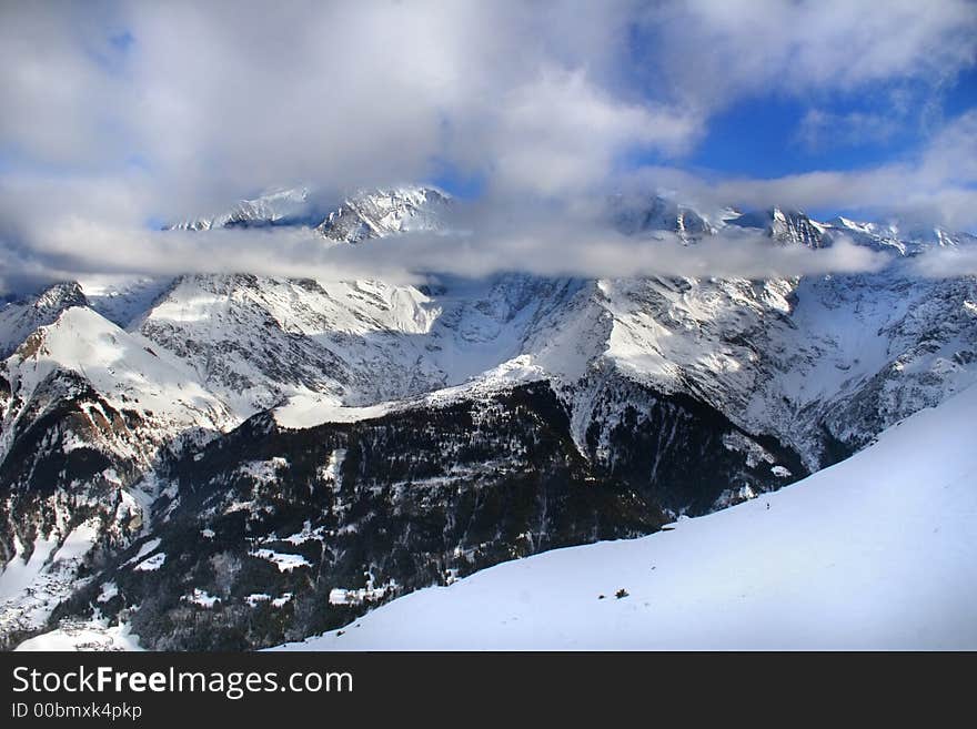 Winter Snow Mountains