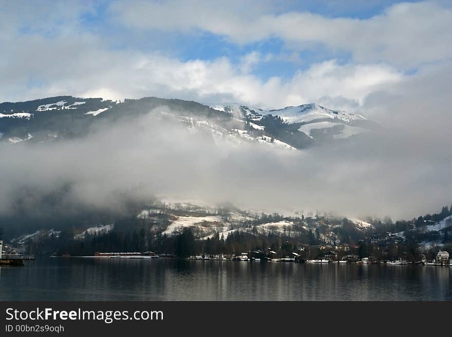 Austrian Alpine Landscape