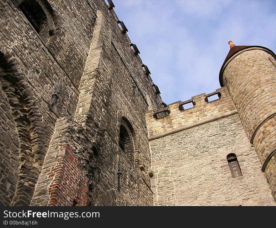 The Ravensteen Castle in Gent