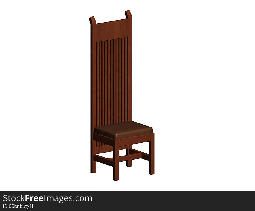 Illustration of a high chair