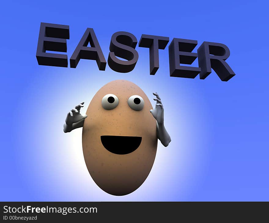 A simple toon based image of a egg man this image is suitable for images relating to Easter and food. A simple toon based image of a egg man this image is suitable for images relating to Easter and food.