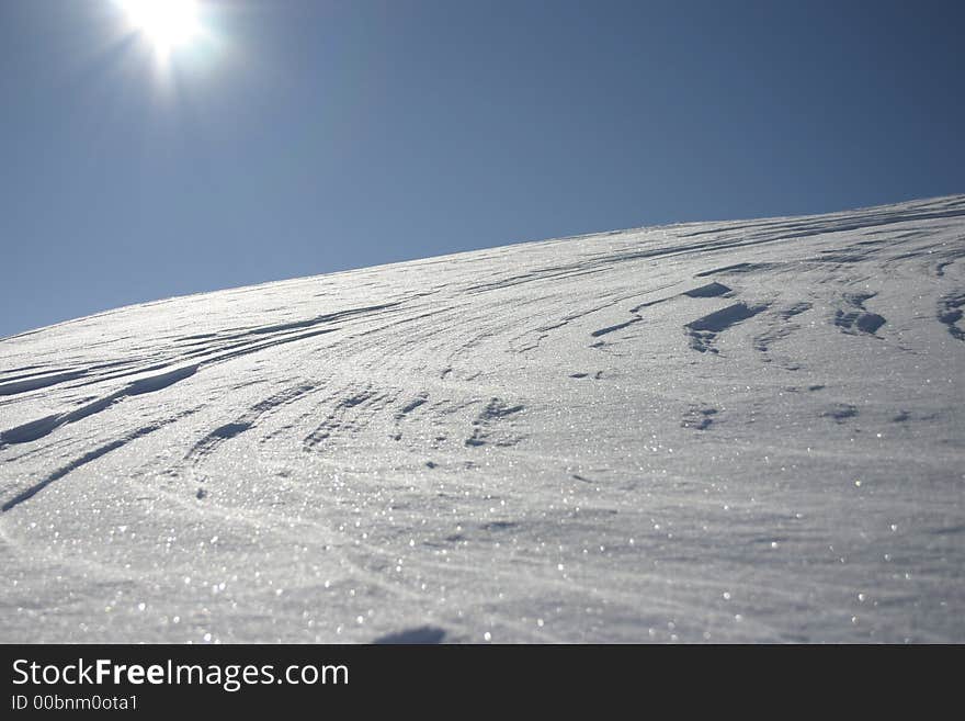 On the top of todorka, bansko, bulgaria. On the top of todorka, bansko, bulgaria